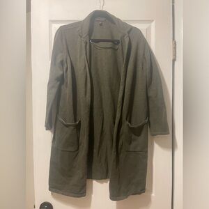 Banana republic long green sweater size MP
